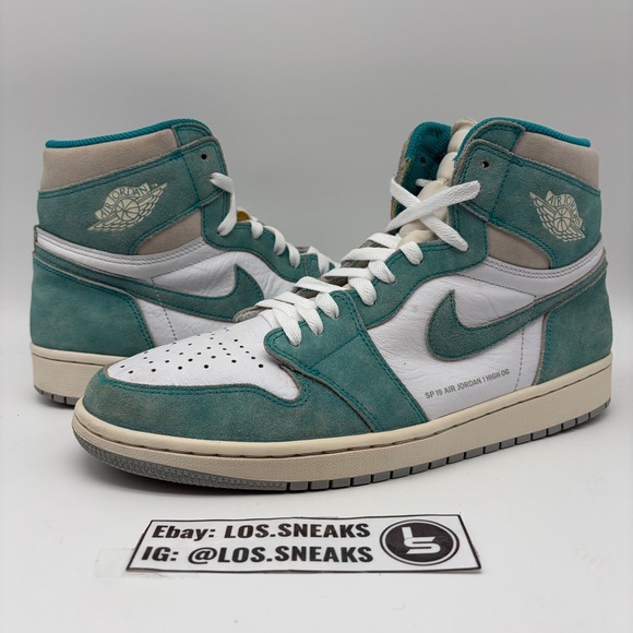 Jordan Other - Air Jordan 1 Retro High OG Turbo Green White Grey Mens Size (12555088-311)